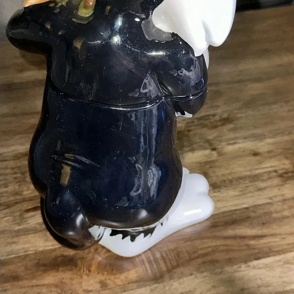 💥VTG 1993 Warner Bros. Sylvester Tweety Bird Ceramic Cookie Jar Looney Tunes - Picture 15 of 17